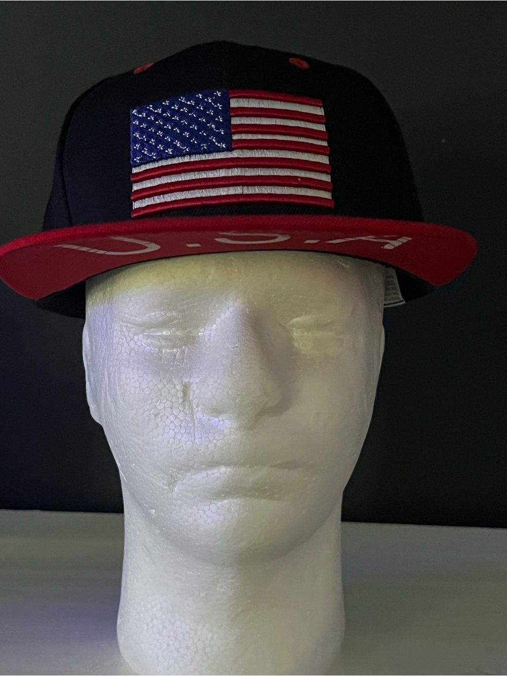 Men's Baseball Cap with USA Flag Patch